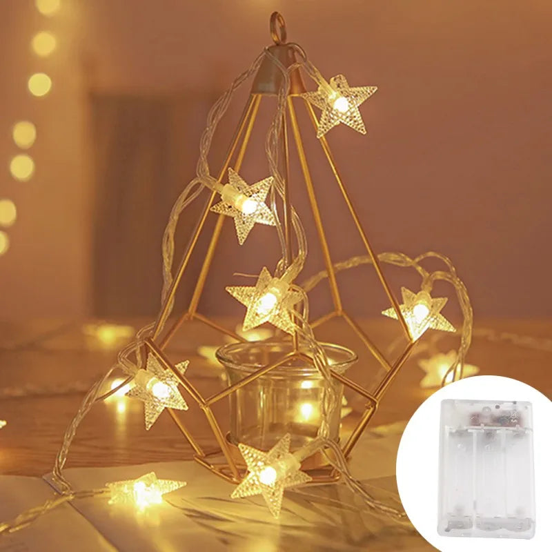 Guirlande lumineuse étoiles Noël – vue 8