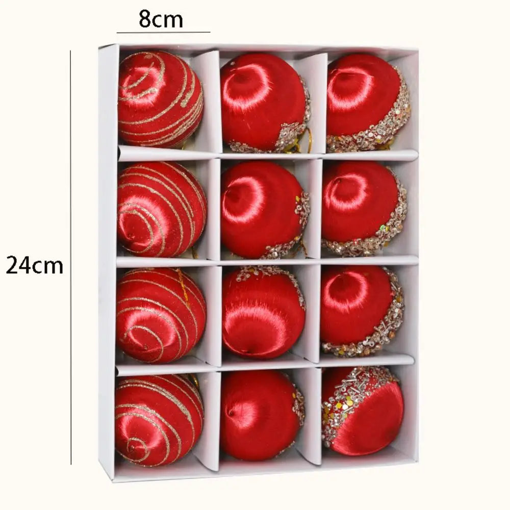 Lot de 12 Boules de Noël 6cm Incassables - Décoration Sapin – vue 6