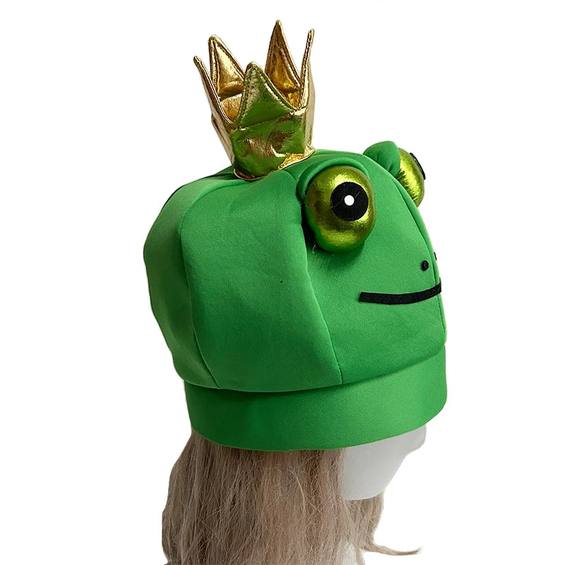Chapeau Grenouille Prince avec Couronne – vue 5