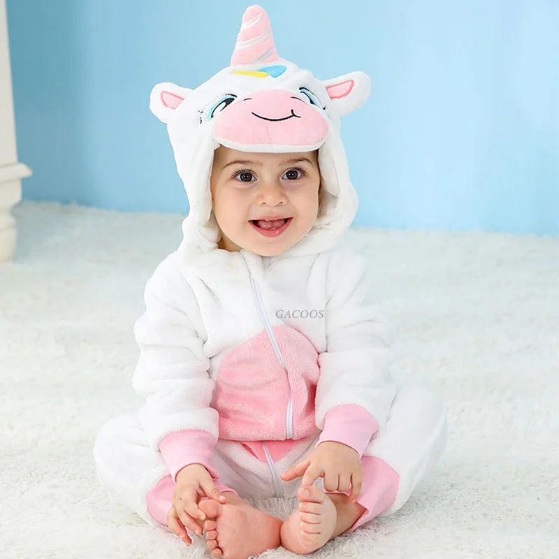 Combinaison Bébé Kigurumi – Requin, Licorne, Panda – vue 10