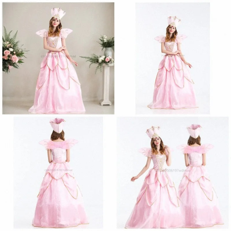 Robe de Princesse Ange Rose Femme - Costume de Scène et Fête