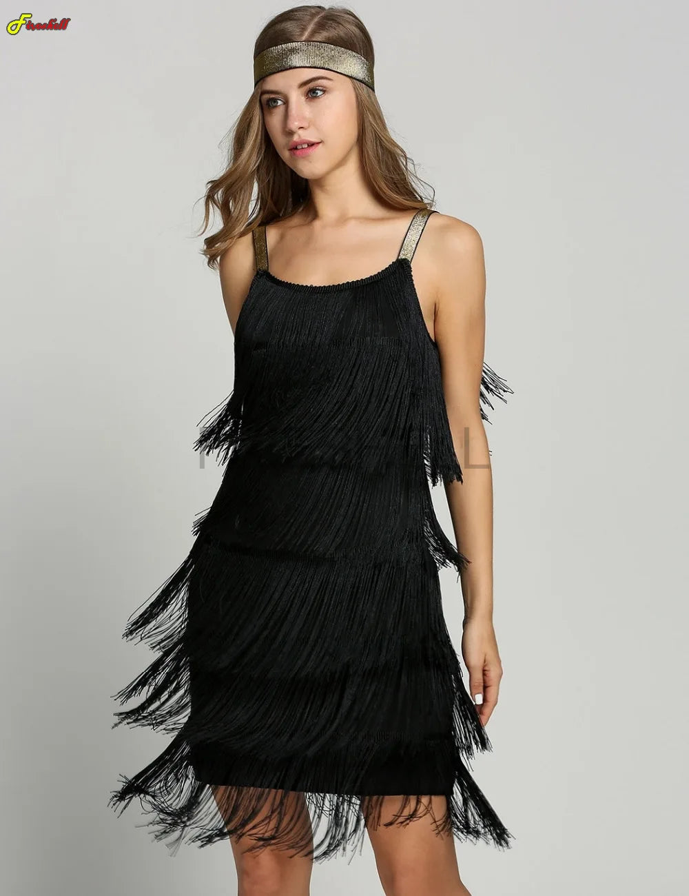 Robe Charleston Années 1920 pour Femme — Style Gatsby – vue 2