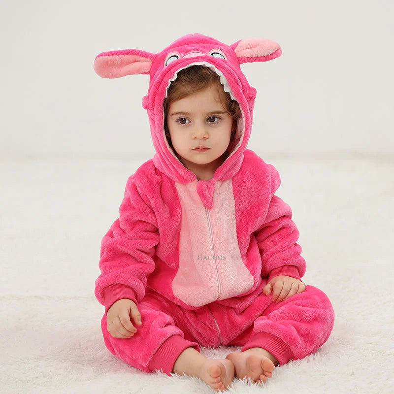 Combinaison Bébé Kigurumi – Requin, Licorne, Panda – vue 21