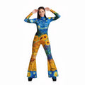 Combinaison Imprimé Perroquet Femme - Costume de Scène Jambes Larges – vue 9