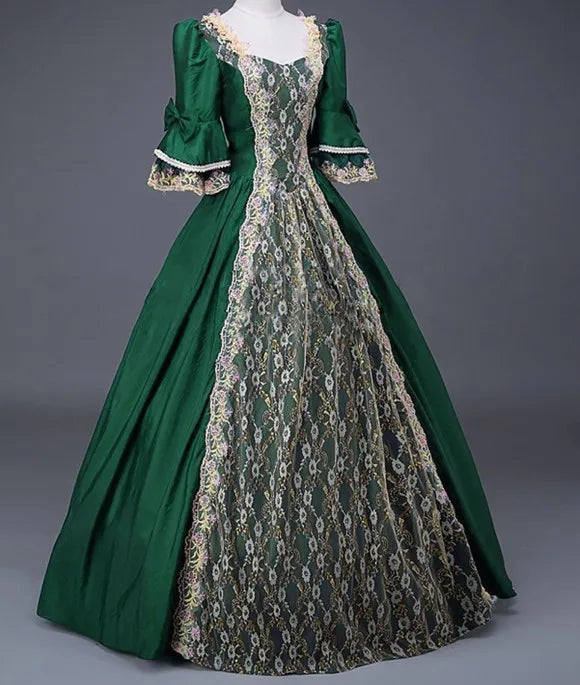Robe Médiévale Reine Femme – vue 10