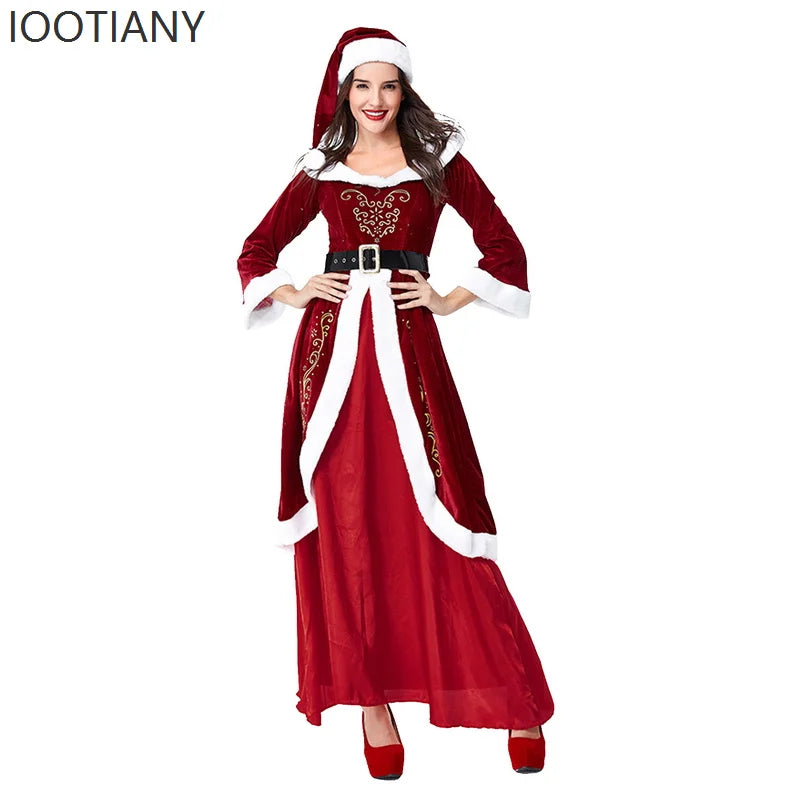 Robe Rouge Mère Noël Sexy – vue 2