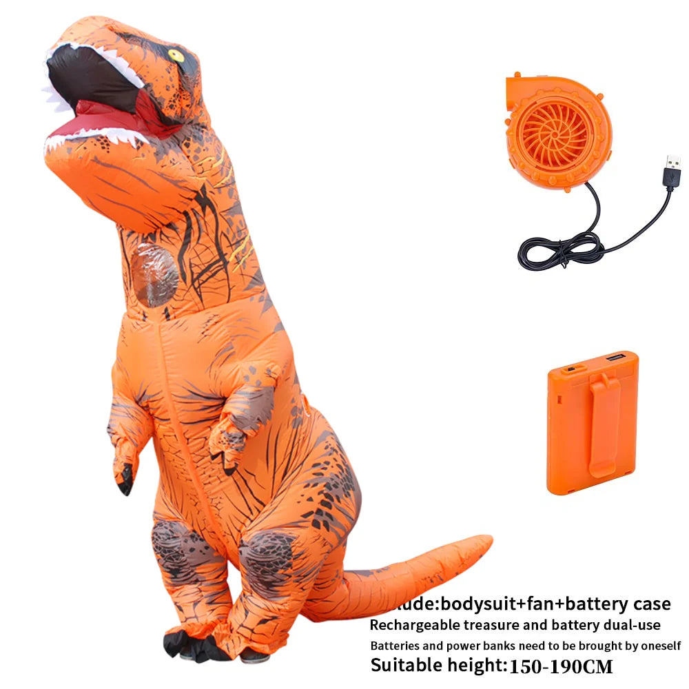Déguisement Gonflable Tyrannosaure Adulte – vue 8