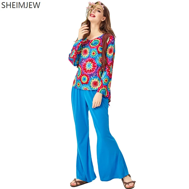 Déguisement Hippie Peace & Love Femme