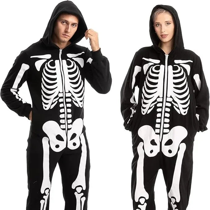 Combinaison Squelette Phosphorescente Halloween - Costume Effrayant – vue 5
