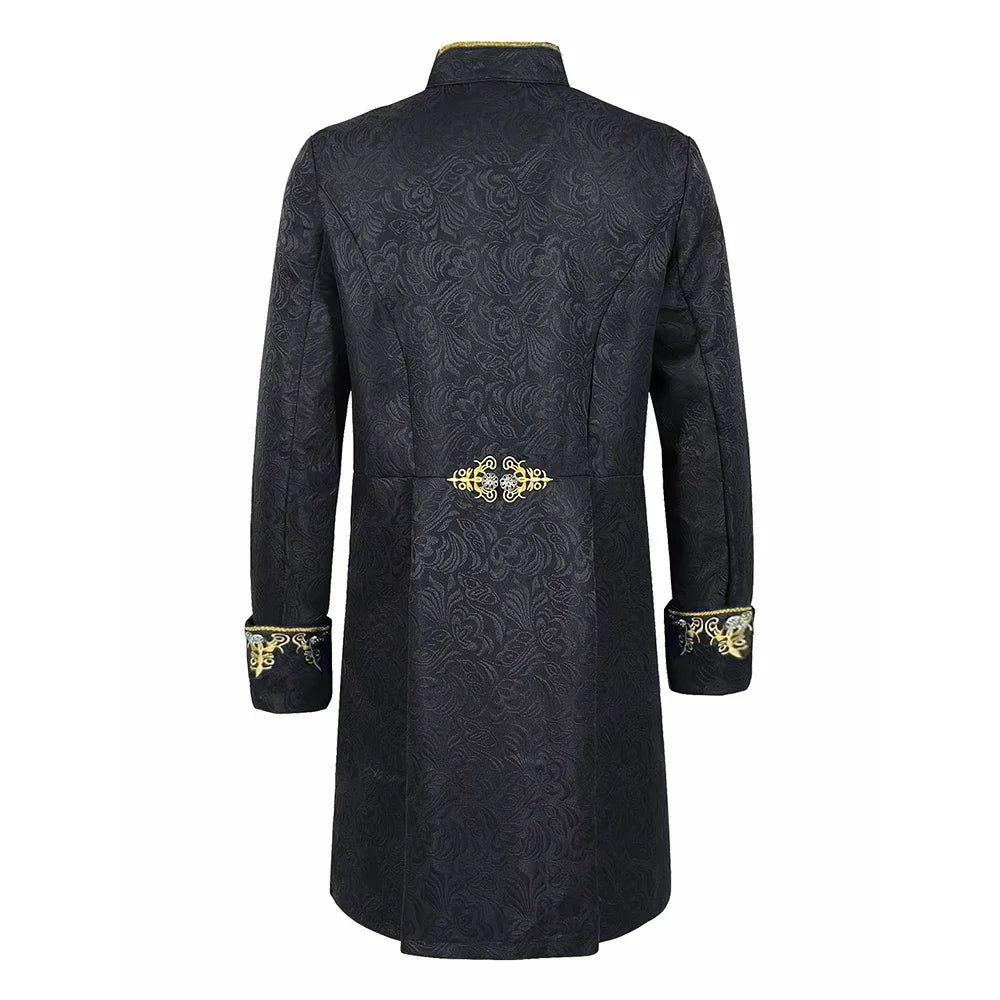 Manteau de Pirate Long Rétro Homme – vue 5