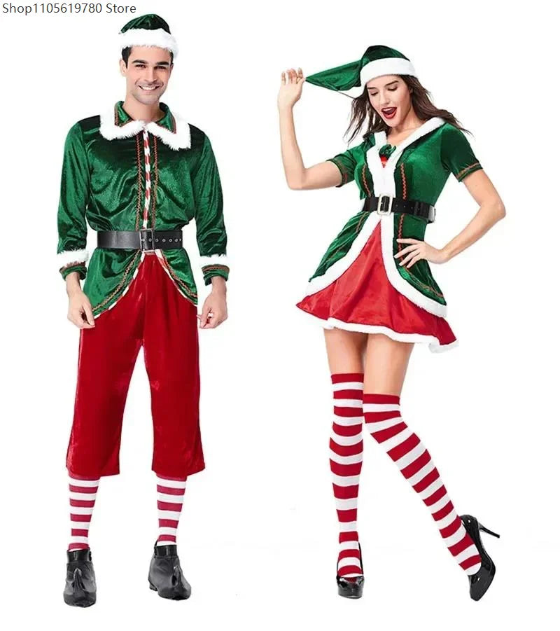 Combinaison de Lutin en Velours Famille – vue 2