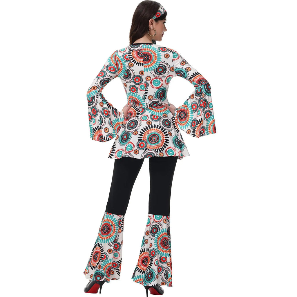 Kit Duo Déguisement Hippies Couple – vue 5