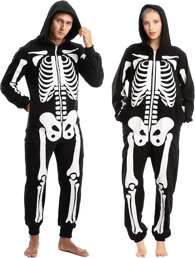 Combinaison Squelette Phosphorescente Halloween - Costume Effrayant – vue 6