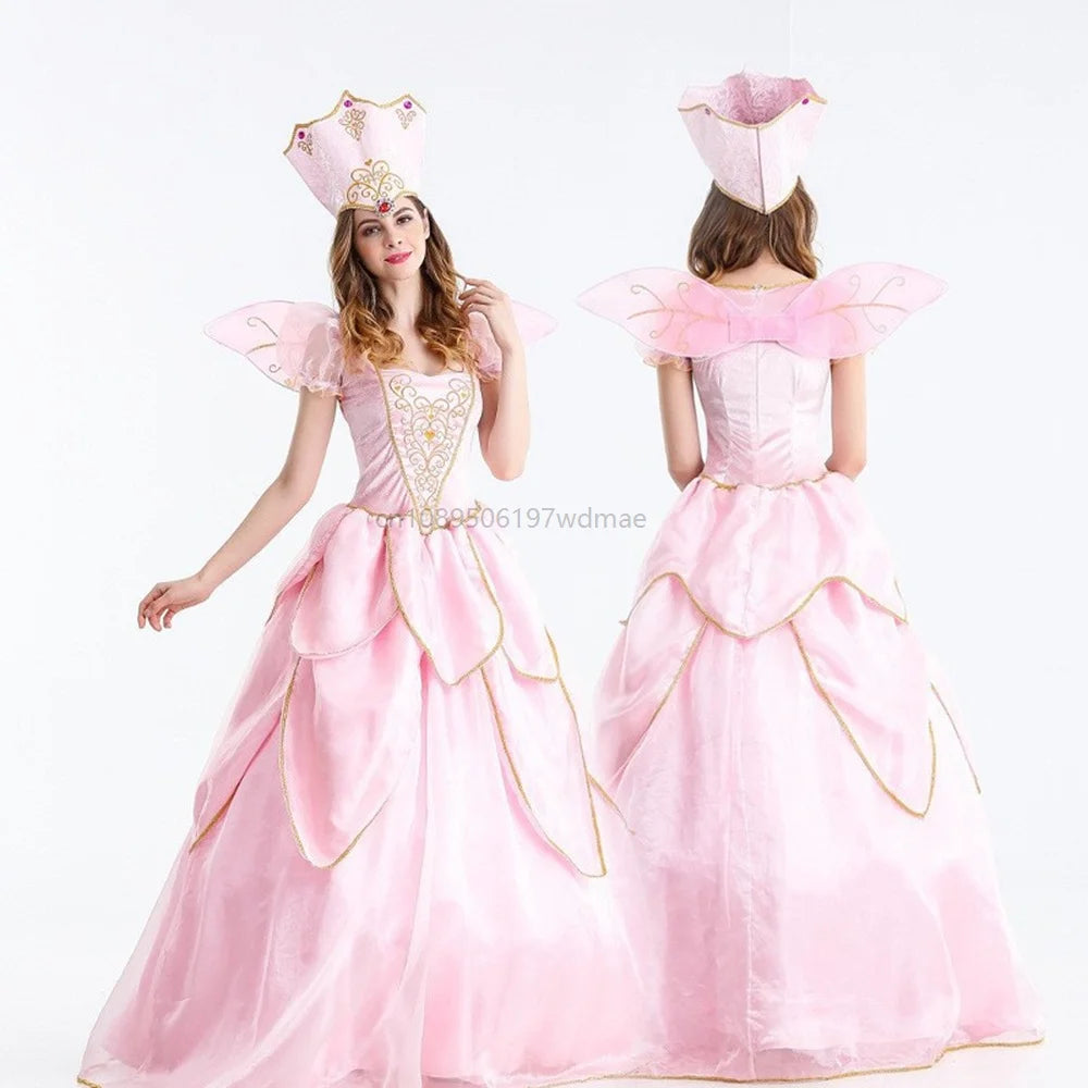 Robe de Princesse Ange Rose Femme - Costume de Scène et Fête – vue 6