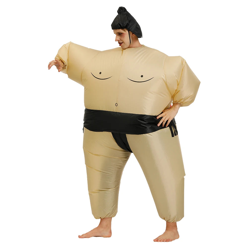 Déguisement Gonflable Sumo Adulte – Costume Rigolo – vue 5