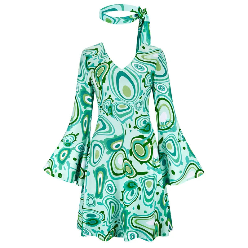 Robe Disco Années 70 Sexy avec Bandeau – vue 7