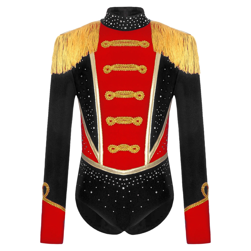 Déguisement Majorette Monsieur Loyal Fille – Body à Pampilles – vue 6