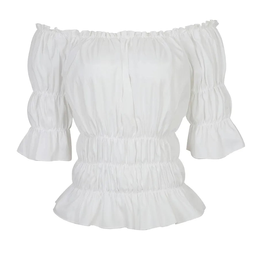 Déguisement Pirate Steampunk Femme 3 Pièces – Corset, Blouse et Jupe – vue 16