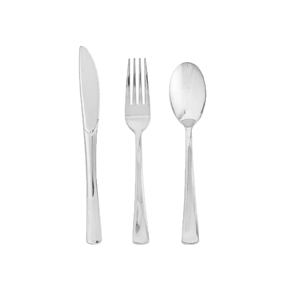 Couverts Jetables Dorés - Lot de 10 – vue 4