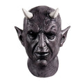 Masque Démon à Cornes en Latex – Masque d'Horreur Intégral