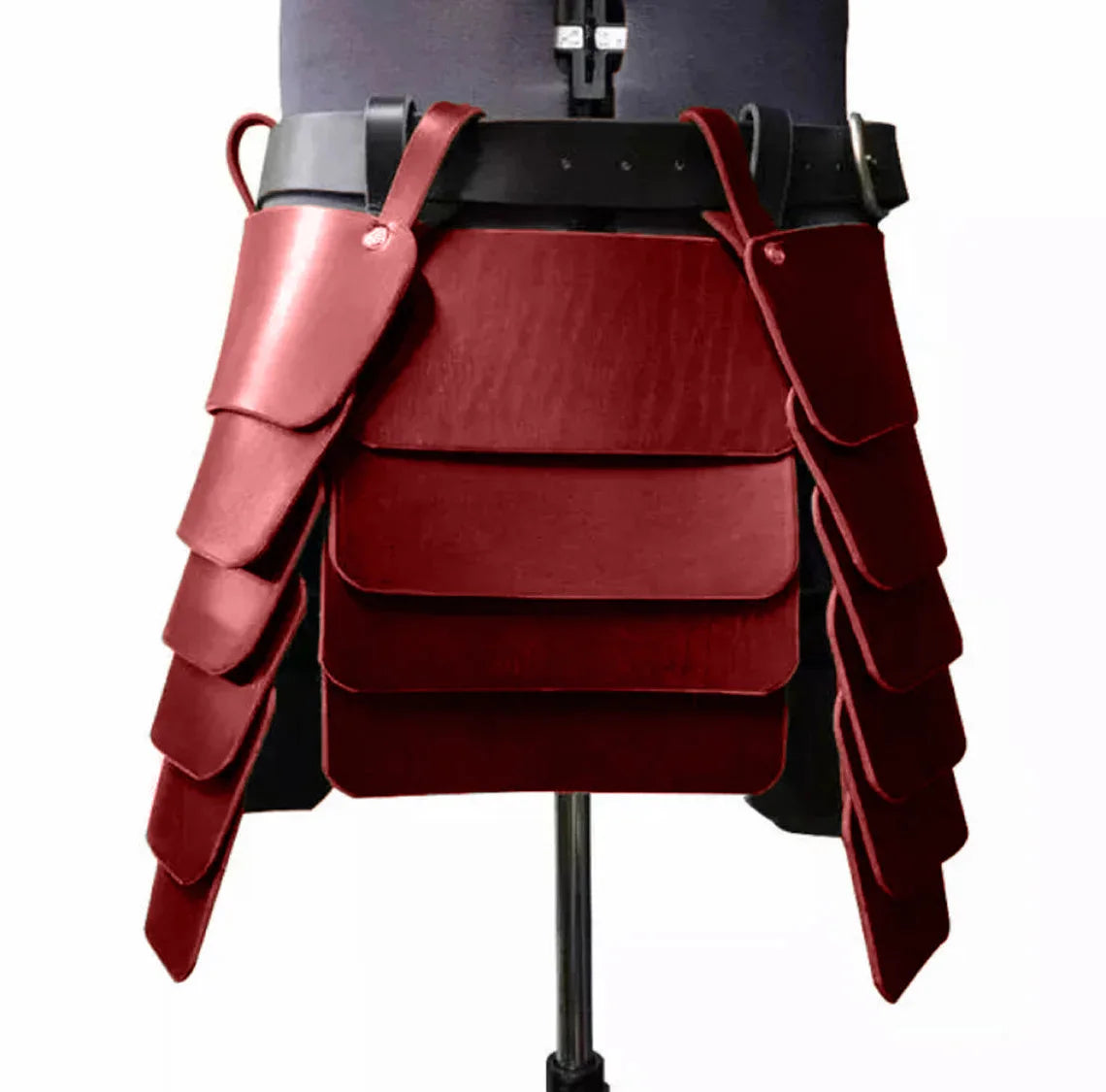 Jupe d'Armure Viking en Simili-Cuir – Tassettes – vue 8
