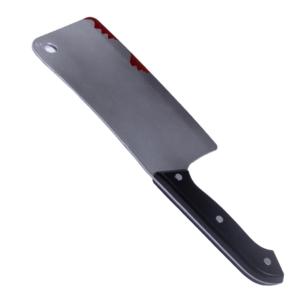 Couteau Ensanglanté 30 cm Réaliste en Plastique – vue 5