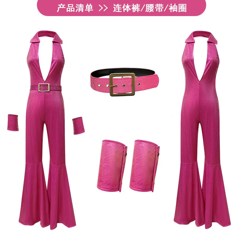 Body Hippie Années 70 Sexy avec Ceinture – vue 7