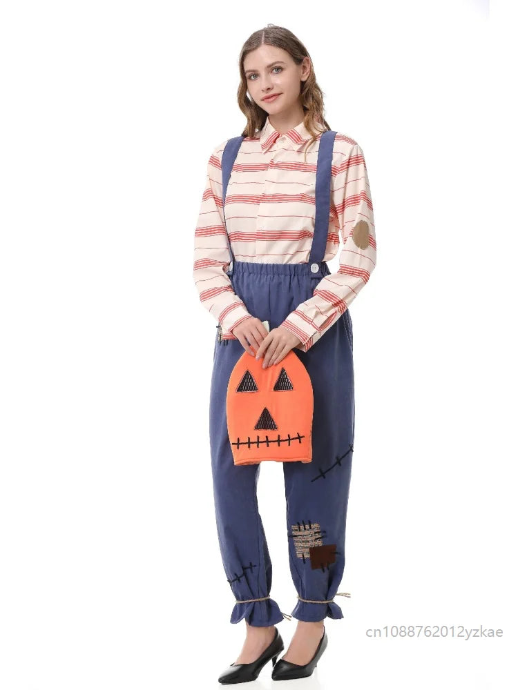 Costume Famille Épouvantail Citrouille – vue 9