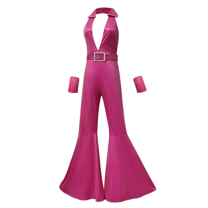 Body Hippie Années 70 Sexy avec Ceinture – vue 5