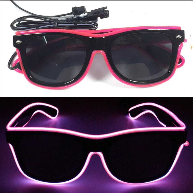 Lunettes Néon LED Lumineuses – vue 25