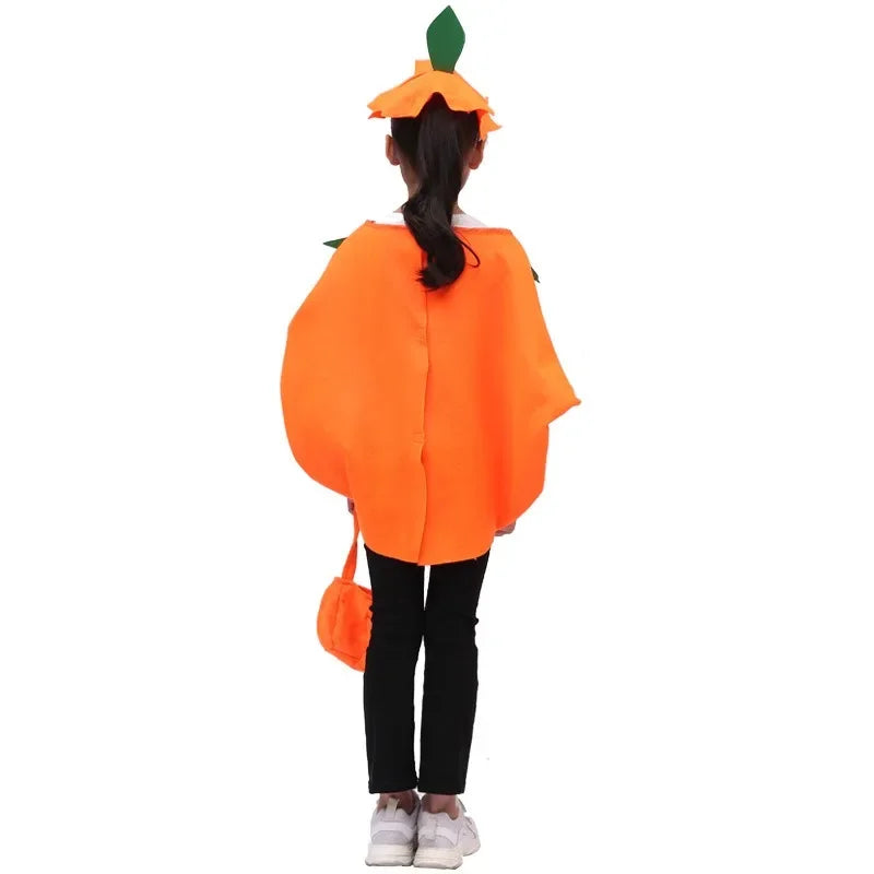 Déguisement Citrouille Adulte avec Chapeau – vue 4