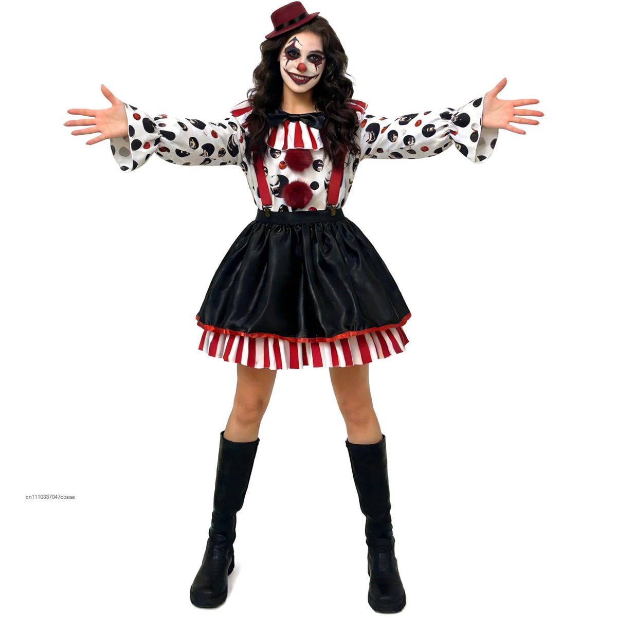 Déguisement Clown Effrayant Famille – vue 5