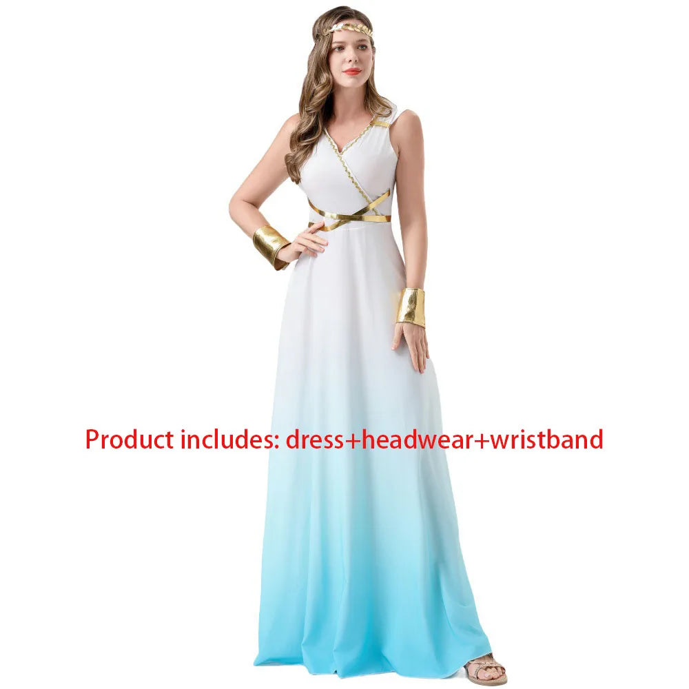 Robe Longue de Déesse Grecque Sexy – vue 7