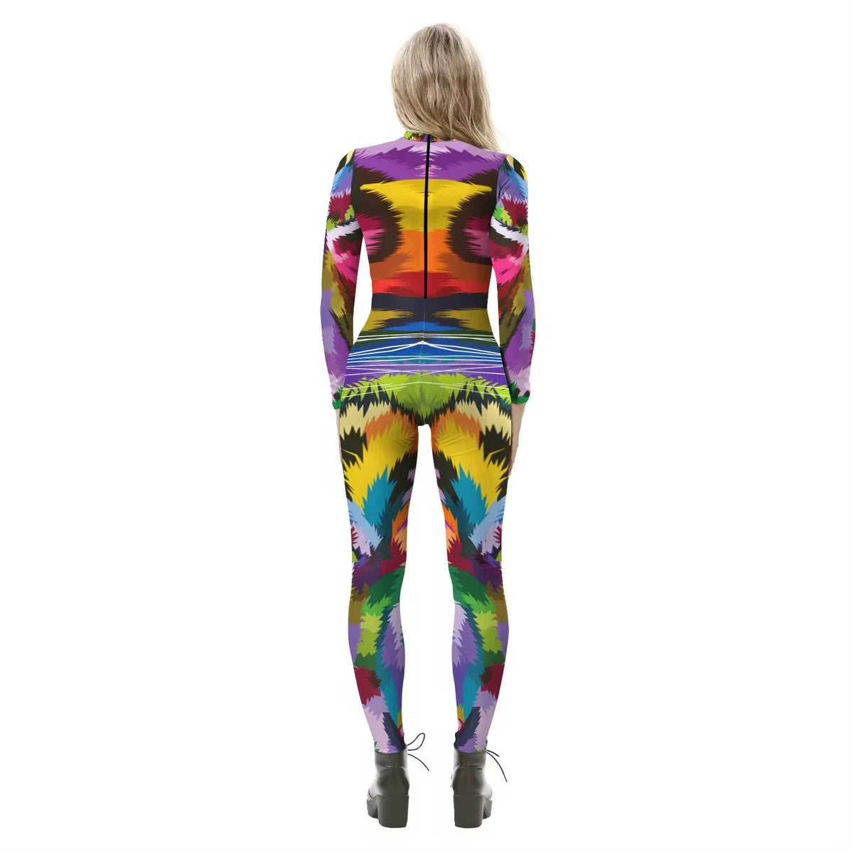 Body Tigre Camouflage Coloré Femme – vue 4