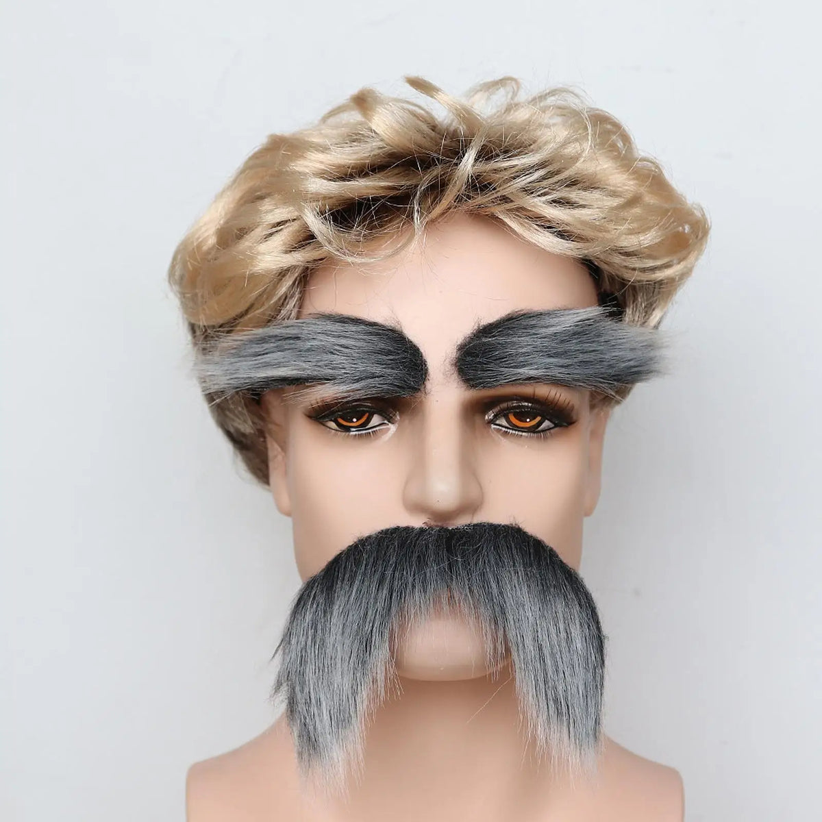 Kit Fausse Moustache et Sourcils Auto-Adhésifs - Déguisement – vue 4