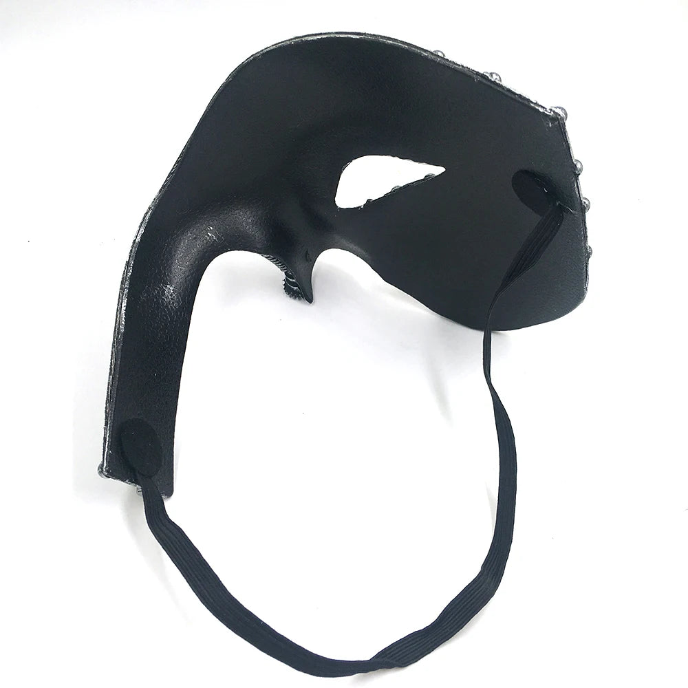 Demi-Masque Fantôme Steampunk Homme – vue 4