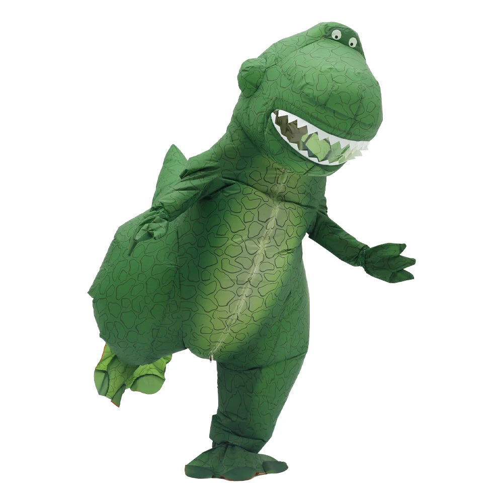 Déguisement Gonflable Dinosaure Vert Adulte