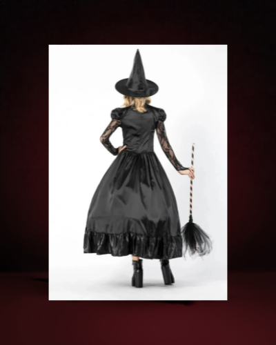 Robe Sorcière en Dentelle Sexy - photo premium Panoplia